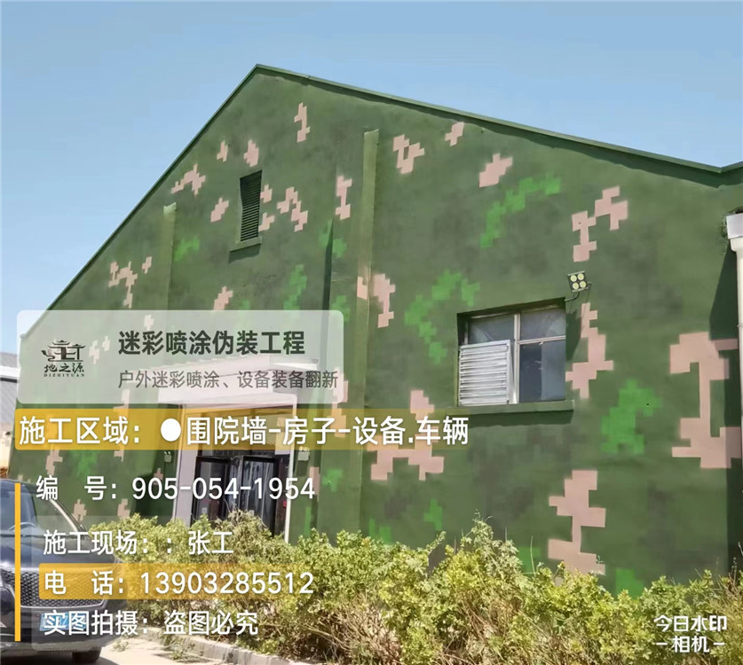 淮北外墙数码迷彩漆施工报价清单(100㎡标准墙面测算)